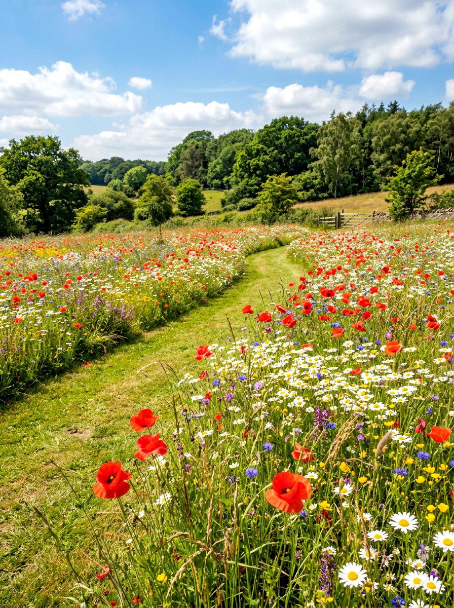 Wildflower Garden - 30 French country garden ideas