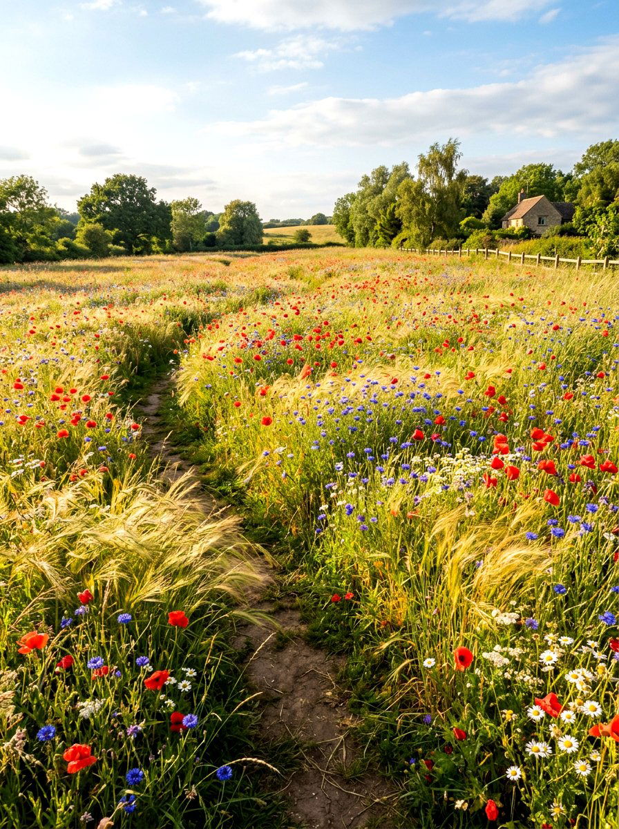 Wildflower Meadow - 30 healing garden ideas