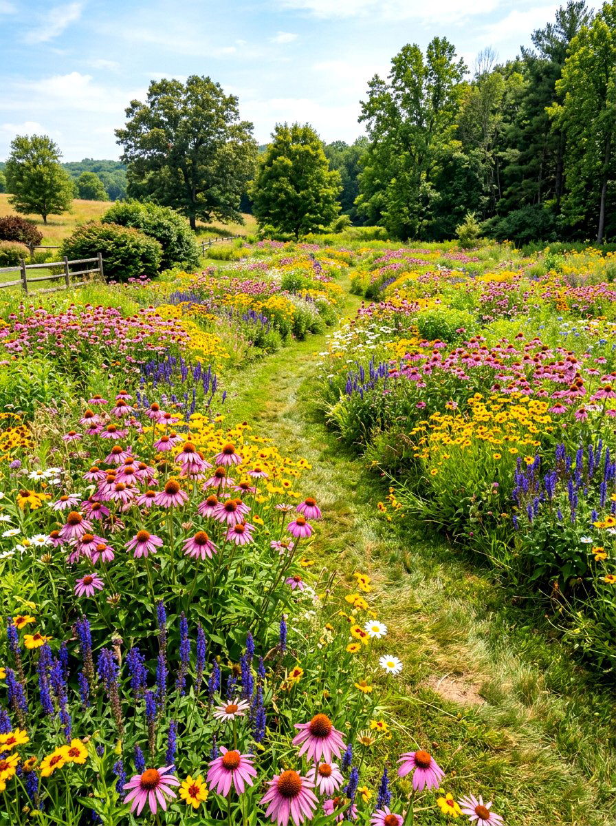 Wildflower Meadow - 30 meadow style backyard ideas