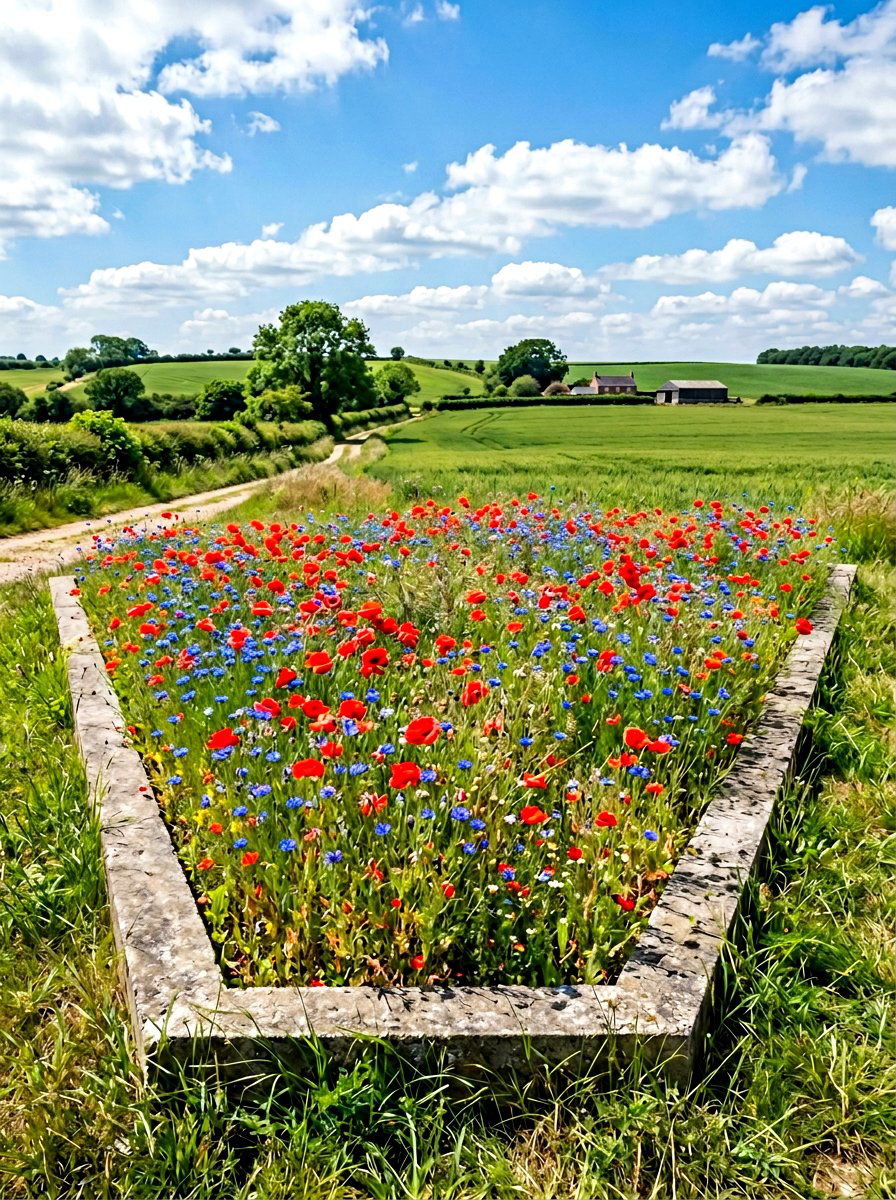Wildflower Meadow Patch - 30 modern cottage garden ideas