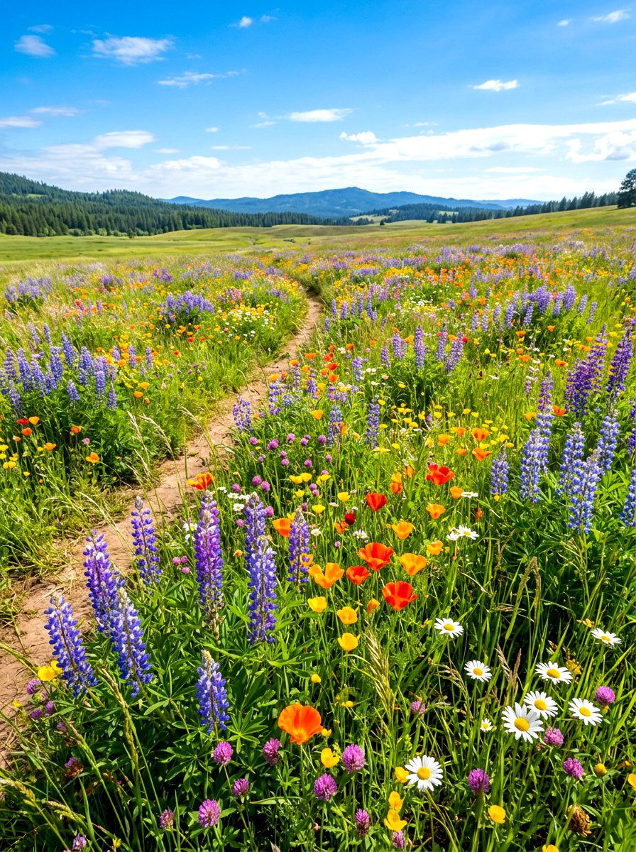 Wildflower Meadow Patch - 30 butterfly garden ideas
