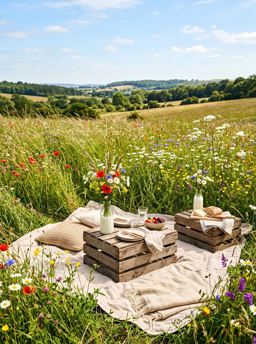 Wildflower Meadow Picnic - 30 alfresco birthday party ideas
