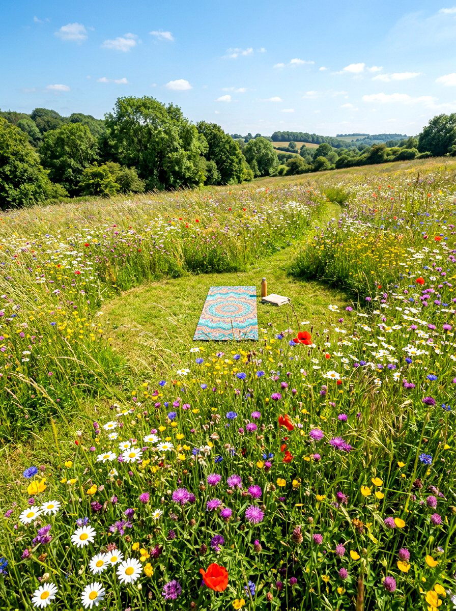 Wildflower Meadow Space - 30 meditation backyard corner ideas