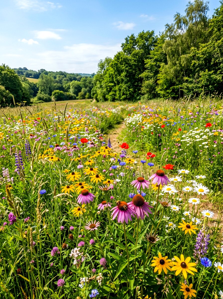 Wildflower Patch - 30 woodland garden ideas