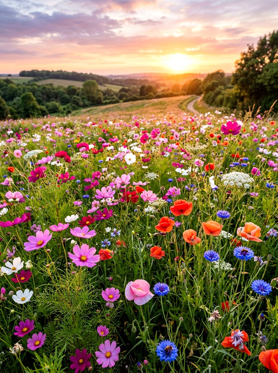 Wildflower Patch - 30 simple flower bed ideas