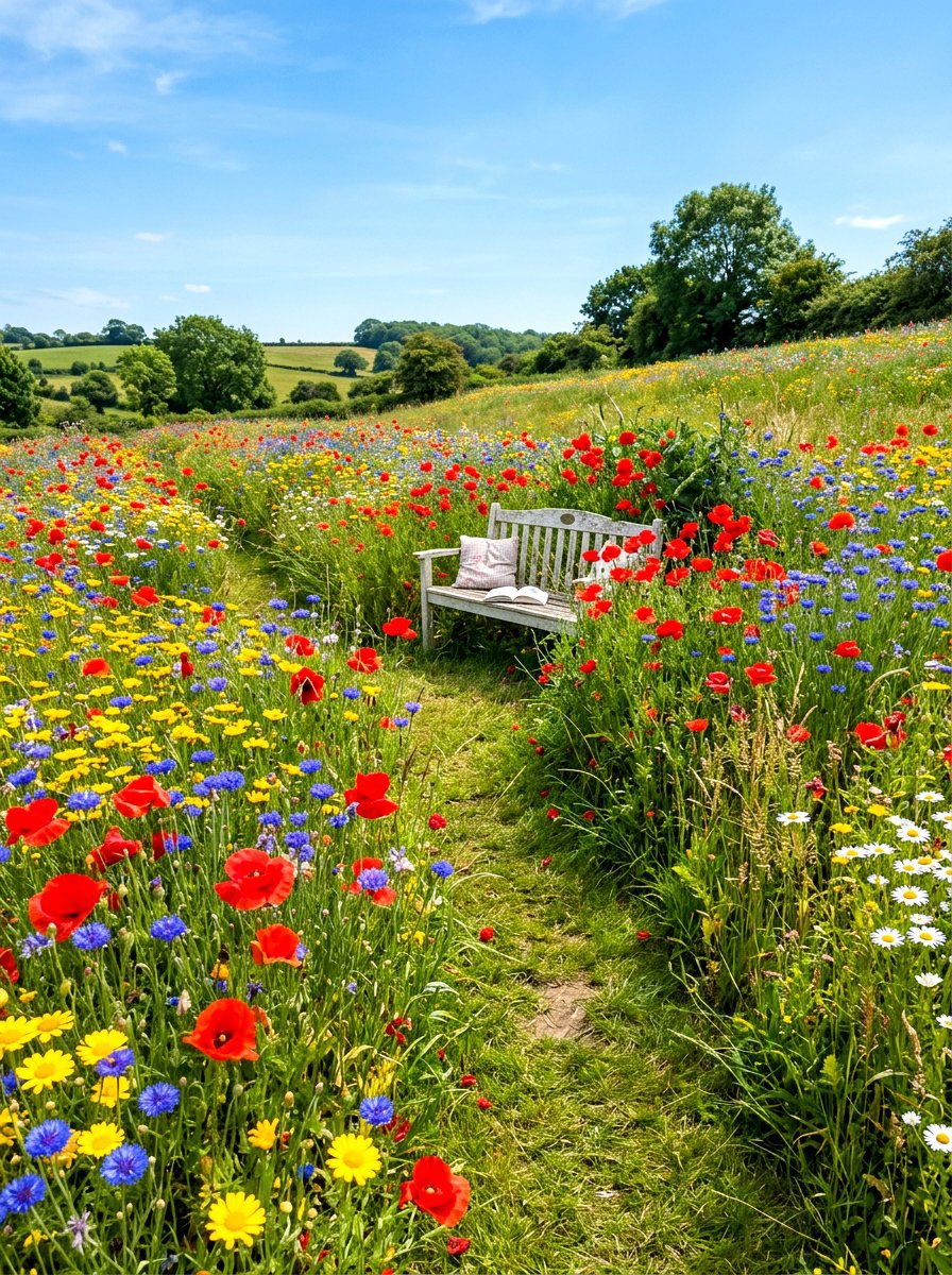 Wildflower garden sanctuary - 30 weekend garden retreat ideas