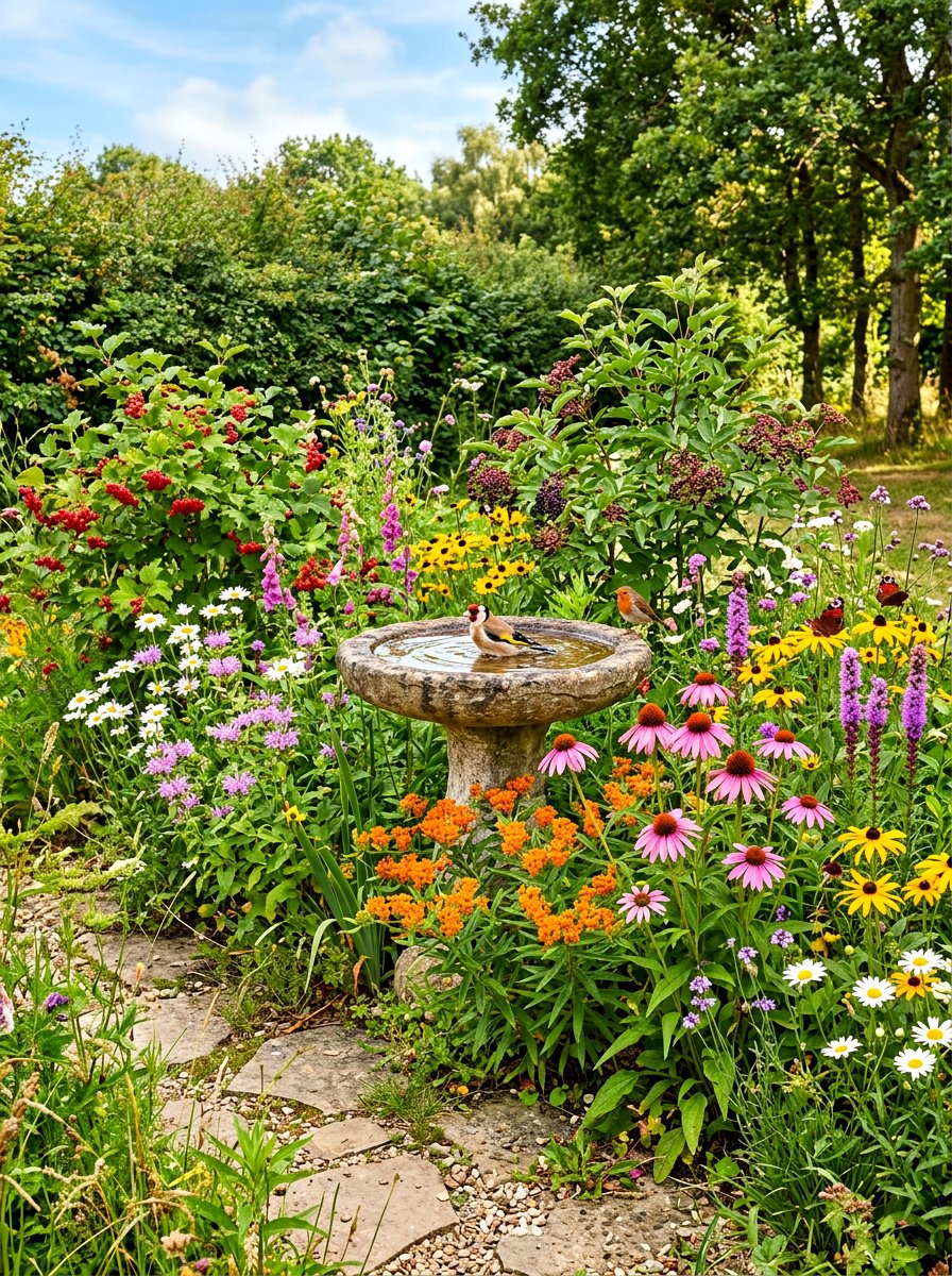Wildlife Friendly Garden Border - 30 mixed border garden ideas