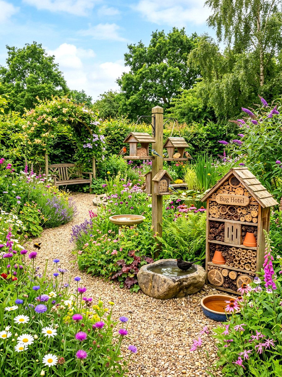 Wildlife Garden - 30 garden decor ideas