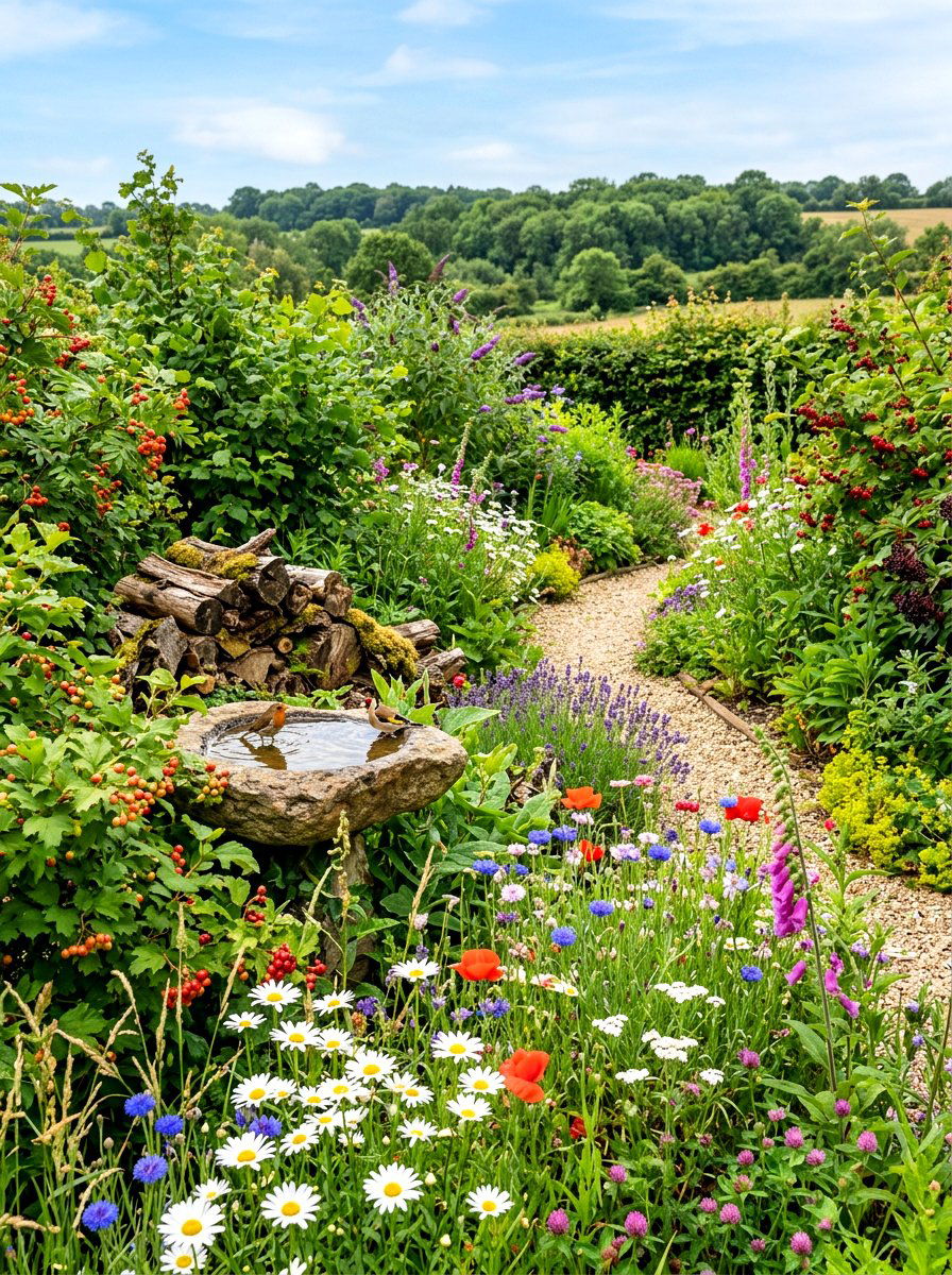 Wildlife Garden - 30 native wildflower backyard ideas