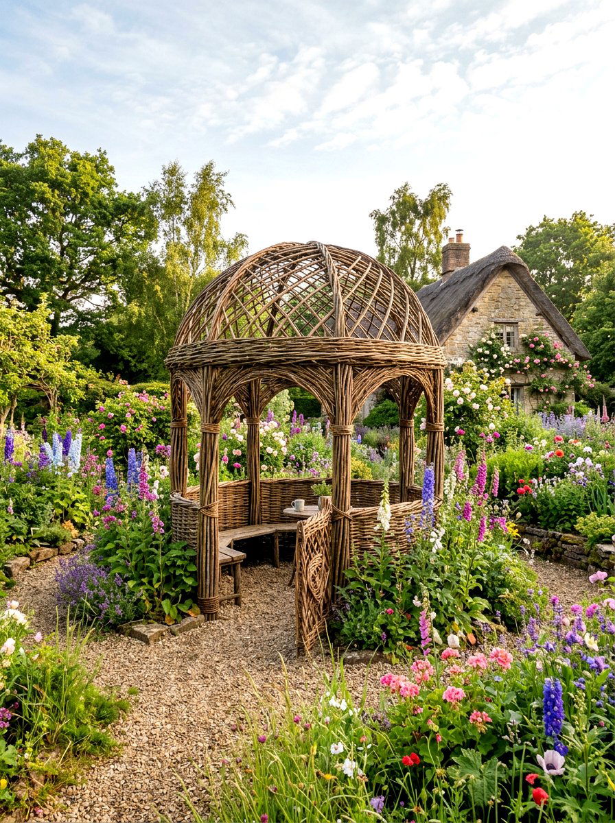 Willow Branch Gazebo - 30 budget gazebo ideas