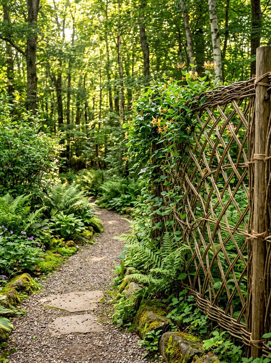 Willow Branch Privacy Trellis - 30 trellis privacy ideas