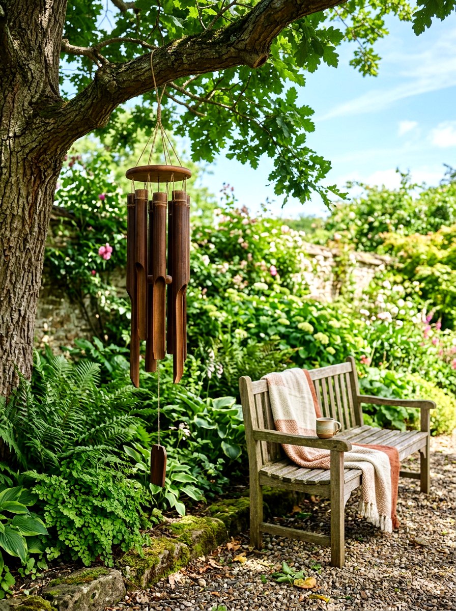 Wind Chime - 30 healing garden ideas