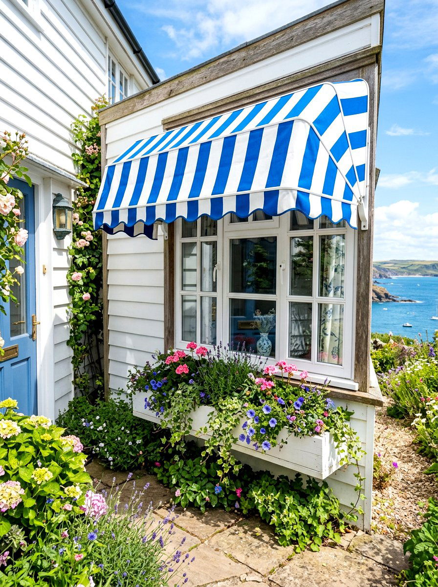 Window Awning Styles - 30 curb appeal ideas for small homes