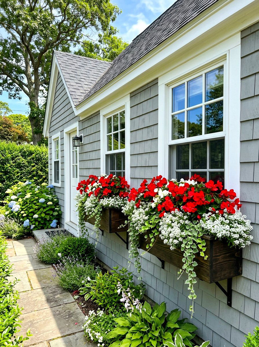 Window Box - 30 front yard garden ideas
