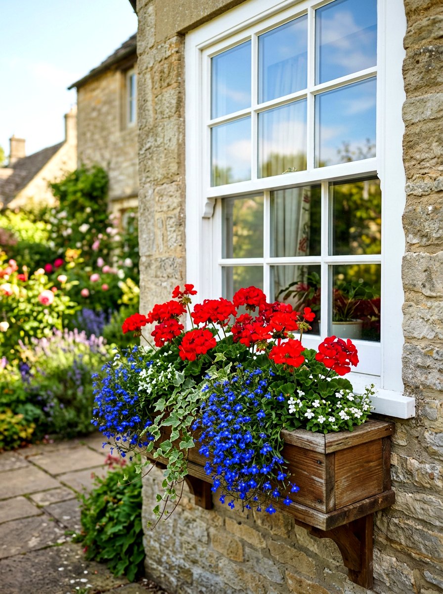 Window Box - 30 hummingbird garden ideas