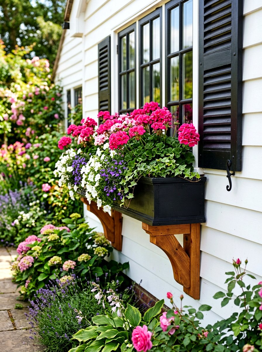 Window Box Corbel - 30 decorative corbel ideas