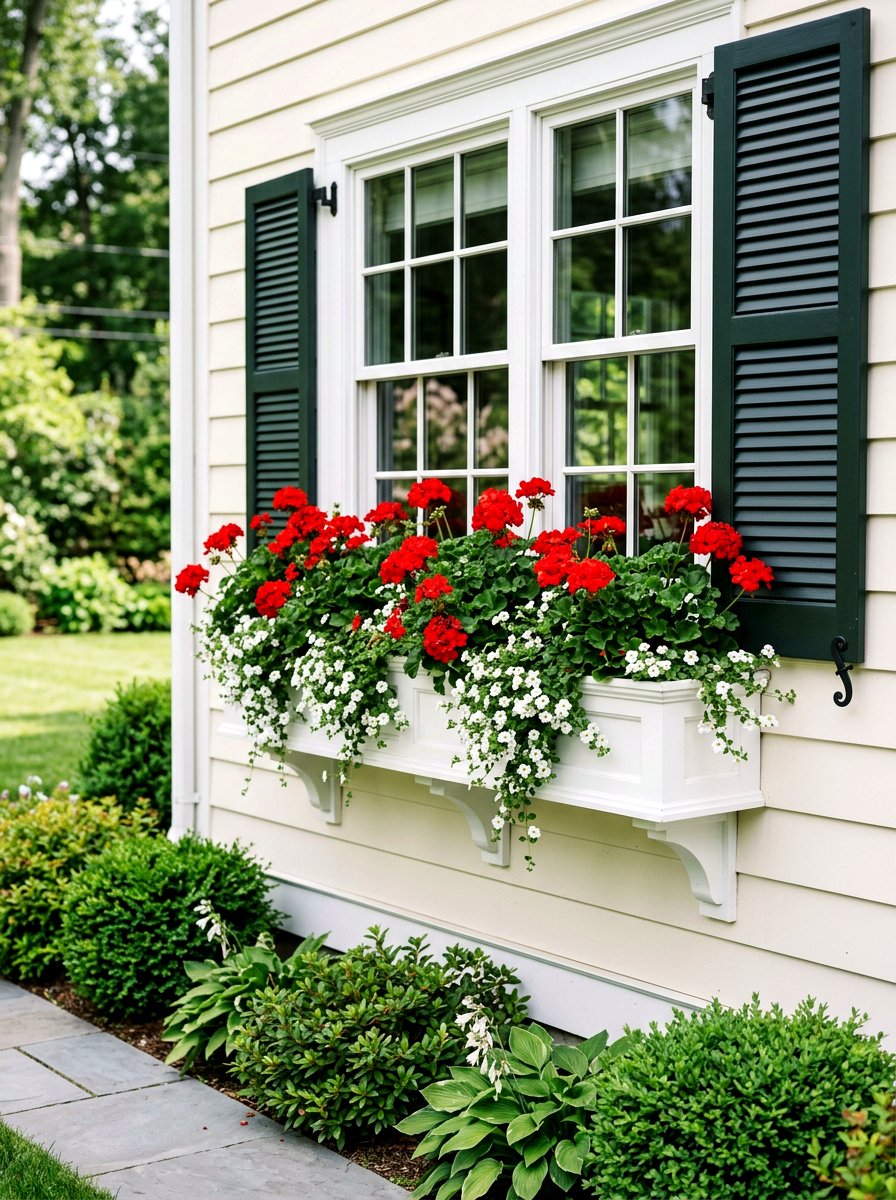 Window Box Flower Bed - 30 budget flower bed ideas