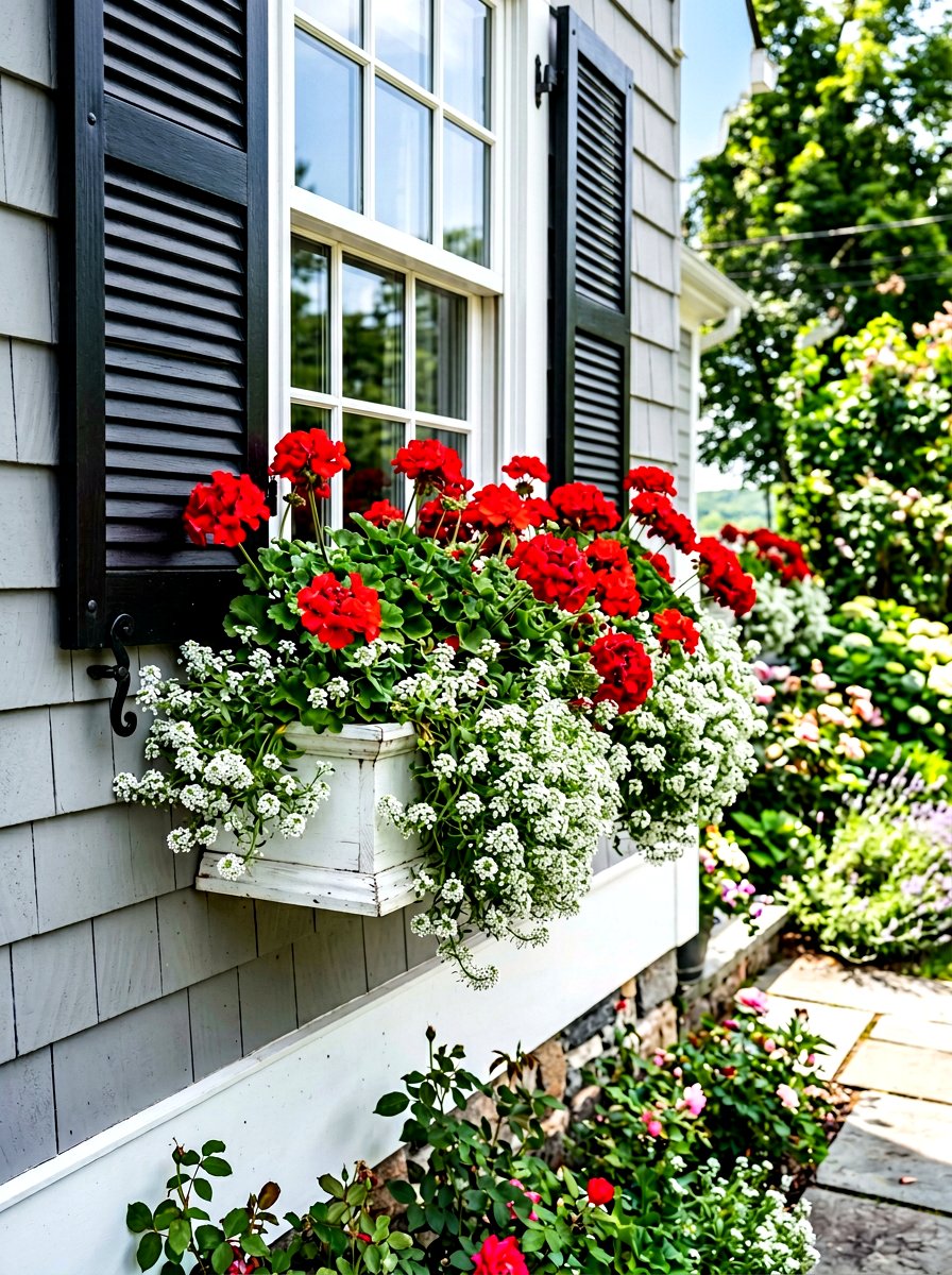 Window Box Flower - 30 summer container garden ideas