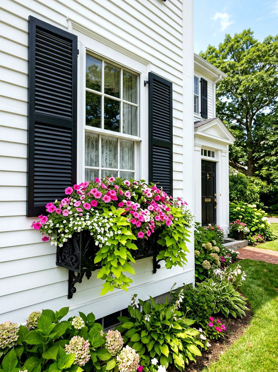 Window Box Flowers - 30 container garden makeover ideas