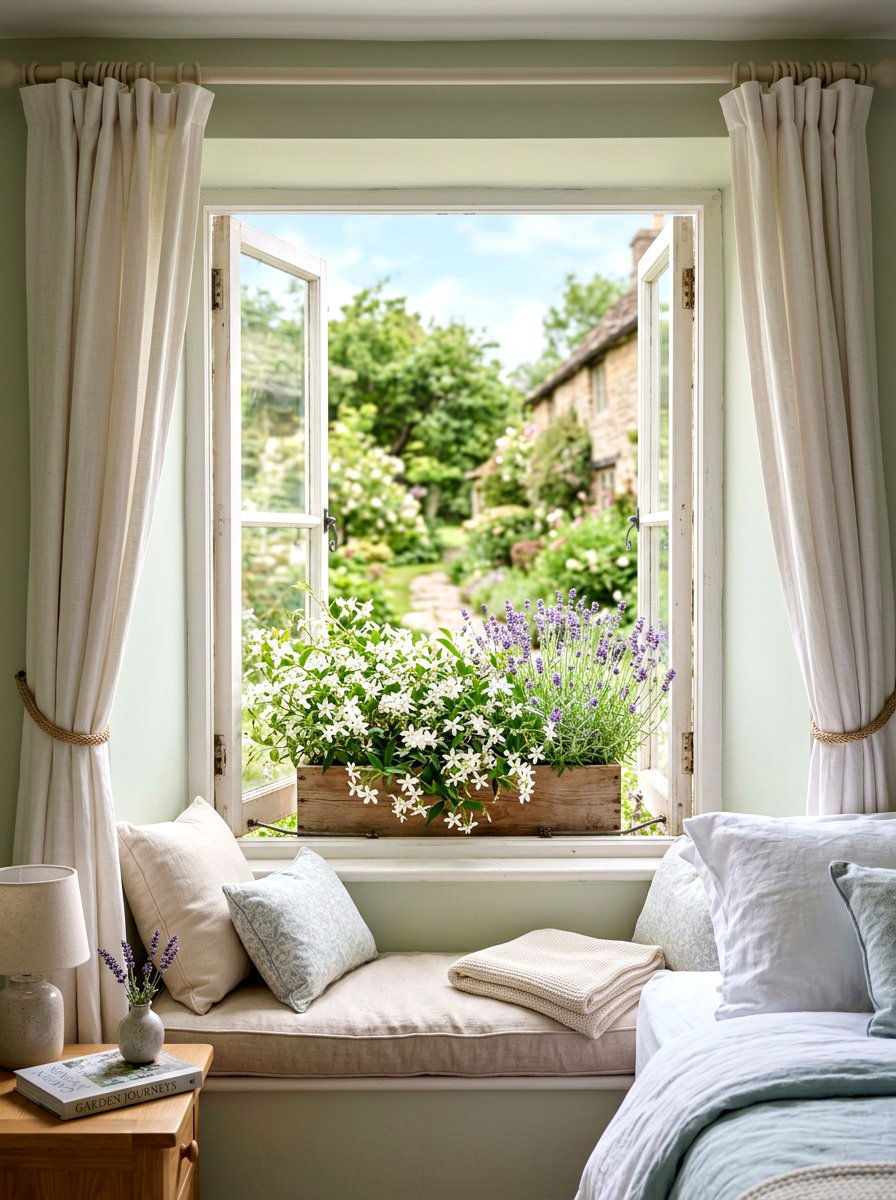 Window Box Fragrance - 30 aromatherapy room ideas