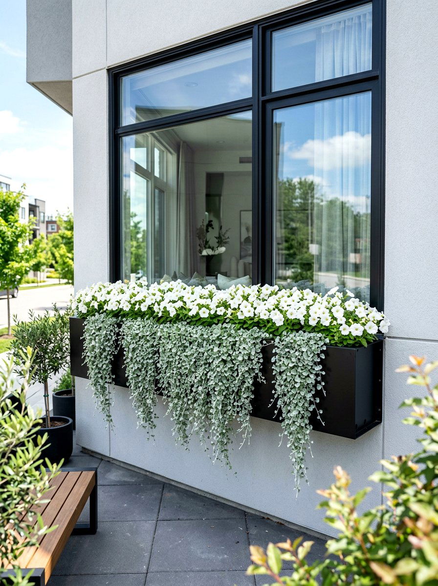 Window Box Garden - 30 modern container garden ideas