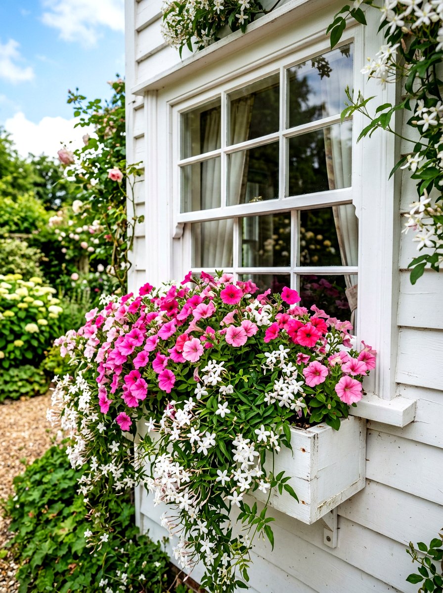 Window Box Planter - 30 small flower bed ideas