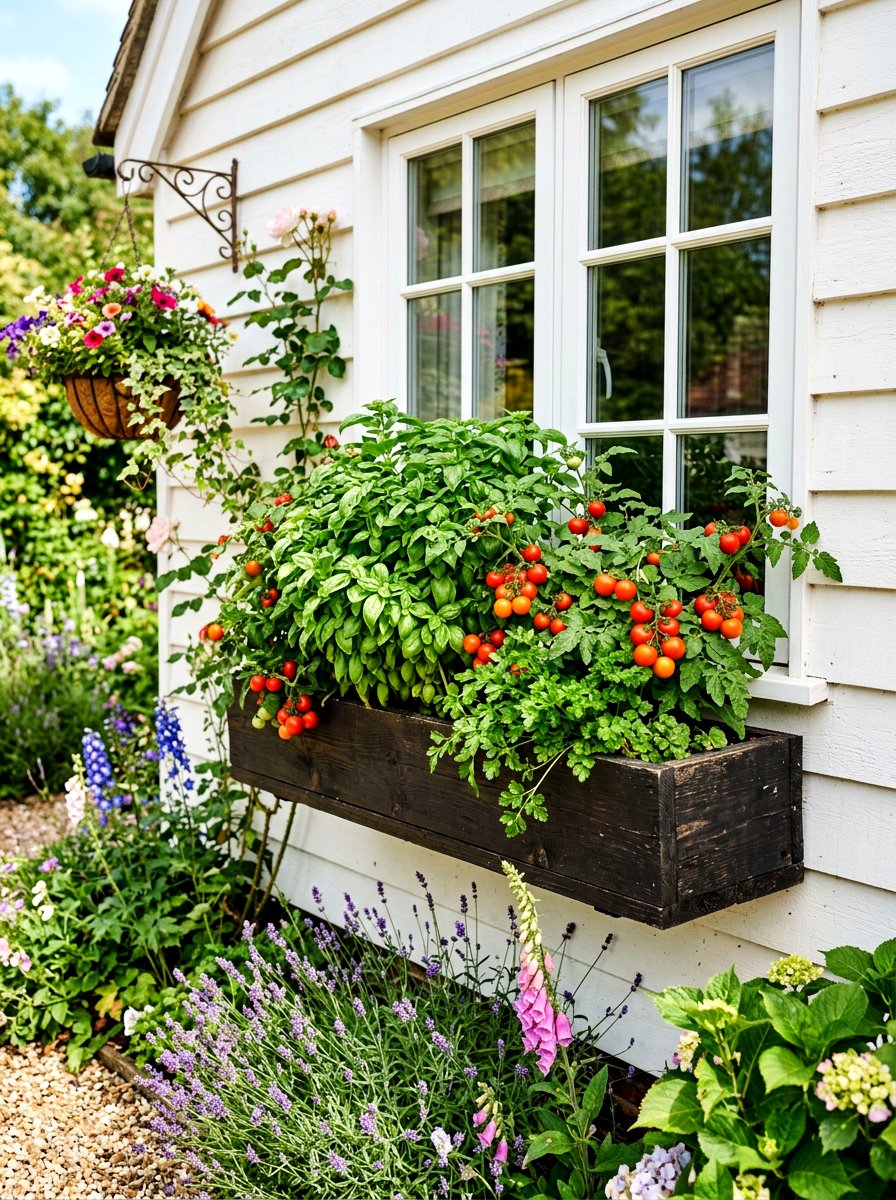 Window Box Vegetable Garden - 30 vegetable garden ideas