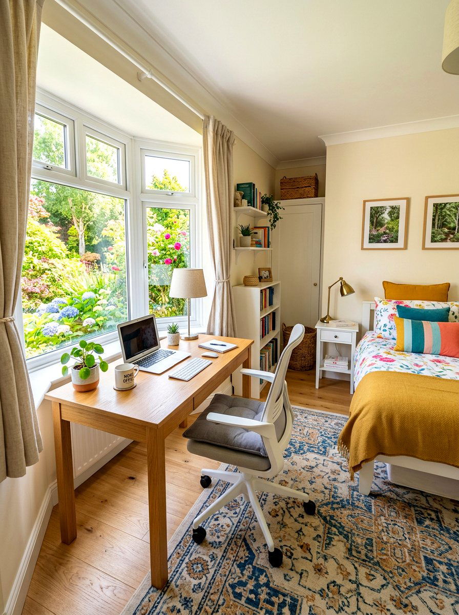 Window Desk Guest Room Office - 30 guest room office ideas