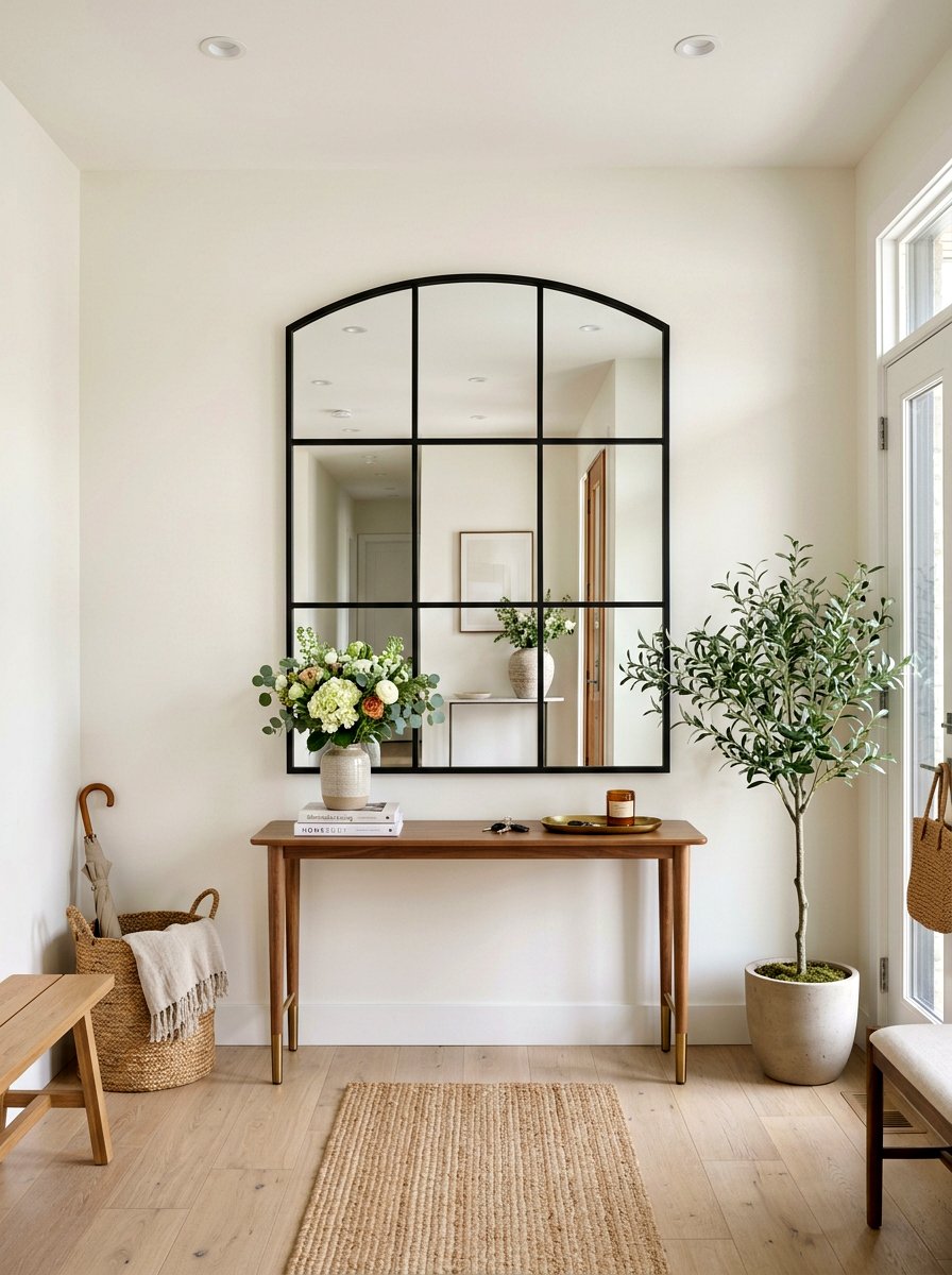 Window Frame Mirror - 30 vintage upcycled furniture ideas