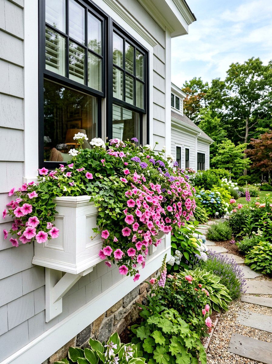Window Mount Vertical Planter Box - 30 vertical planter box ideas