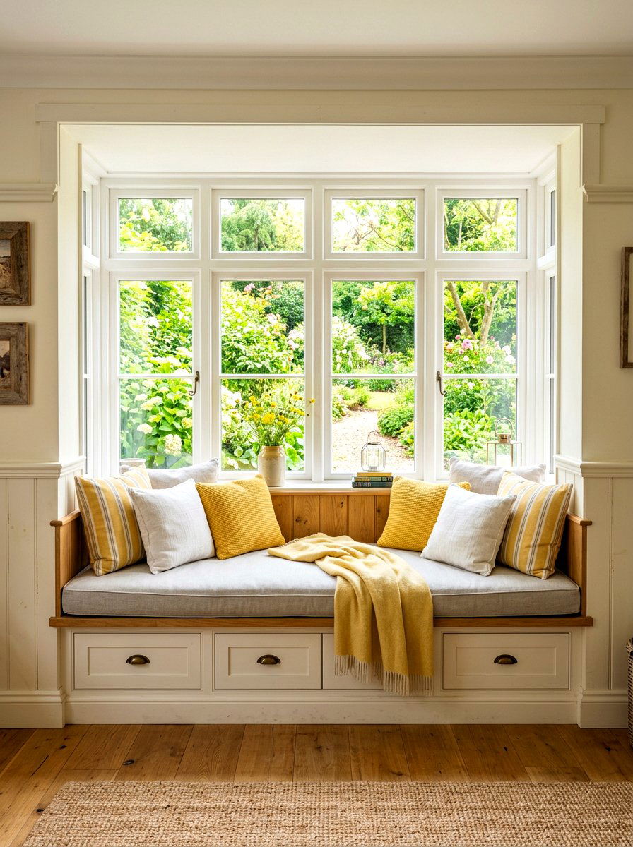 Window Seat - 30 home retreat room ideas