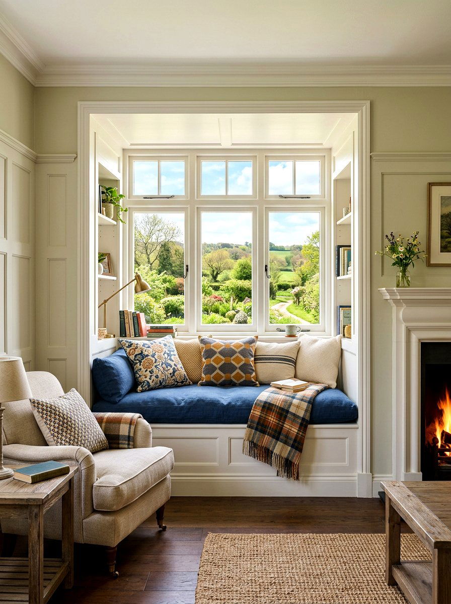 Window Seat - 30 old money living room ideas