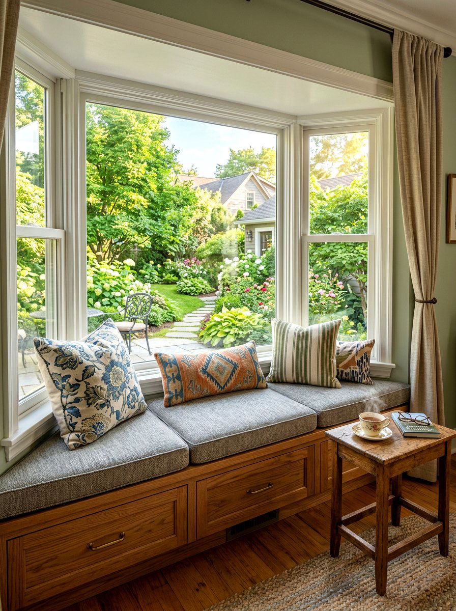 Window Seat - 30 wellness nook ideas