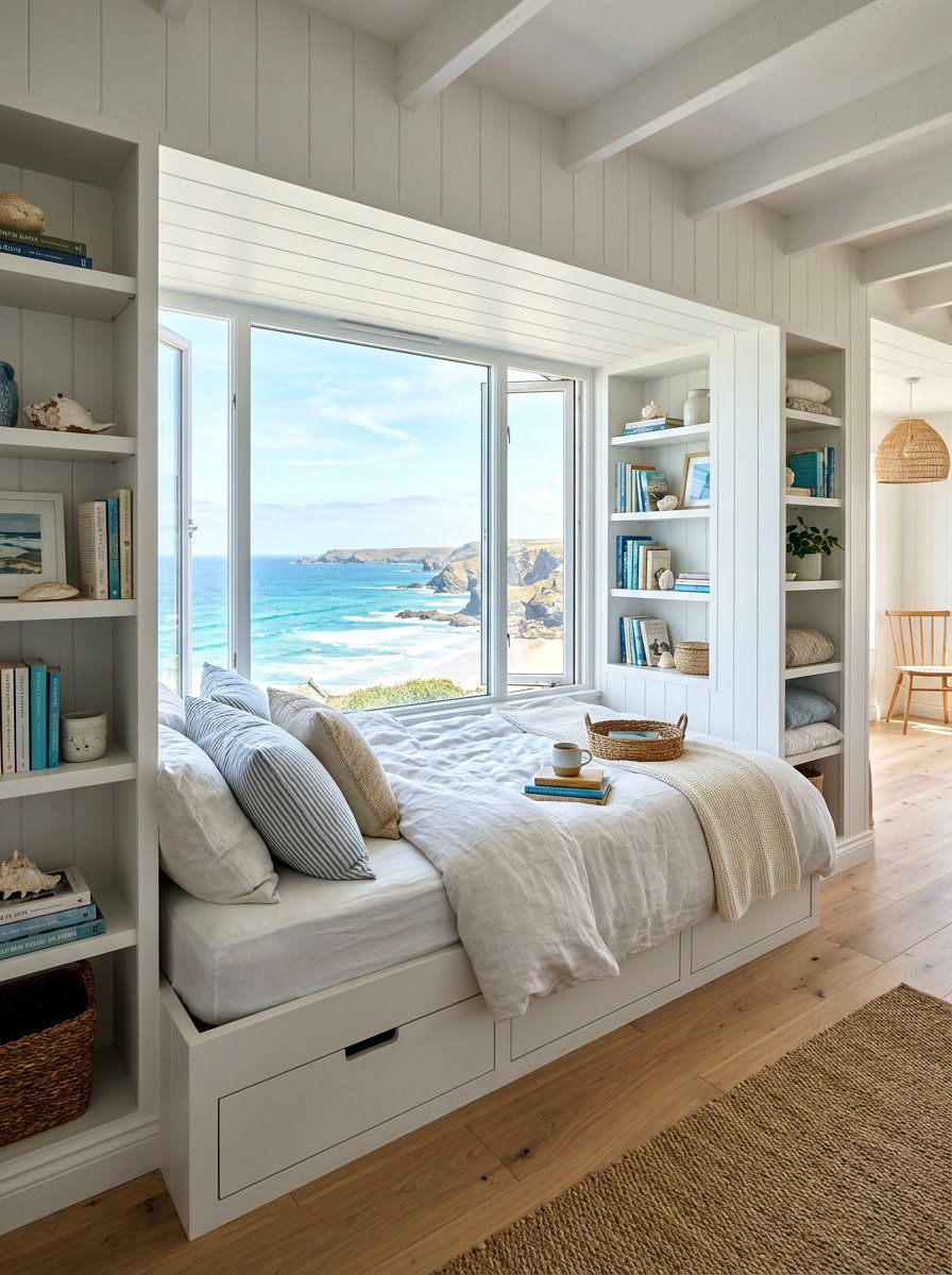 Window Seat Bed Nook - 30 bed nook alcove ideas