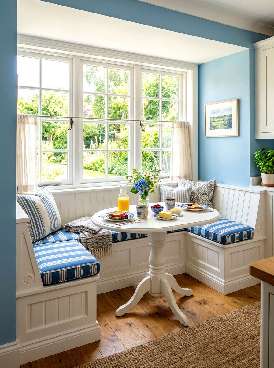 Window Seat Breakfast Nook - 30 small dining nook ideas