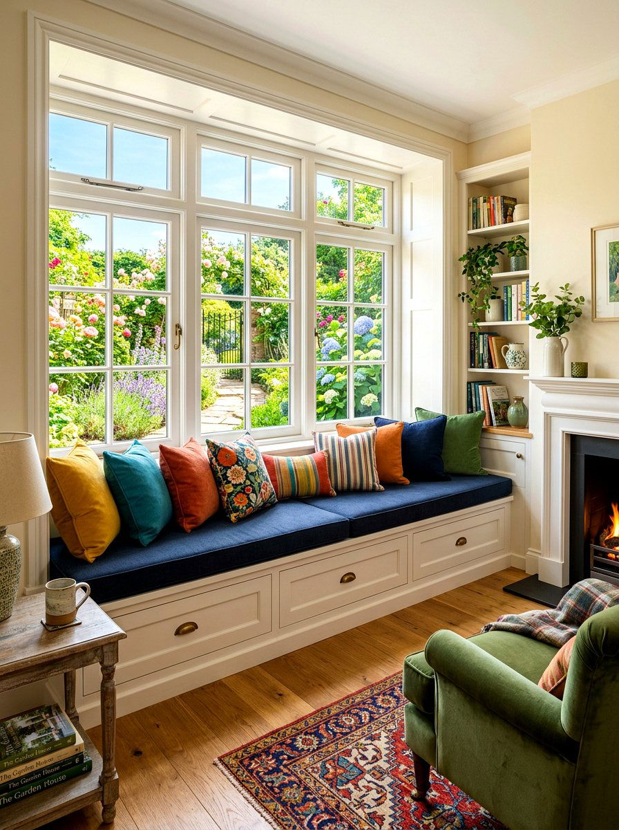 Window Seat Keeping Room - 30 keeping room ideas