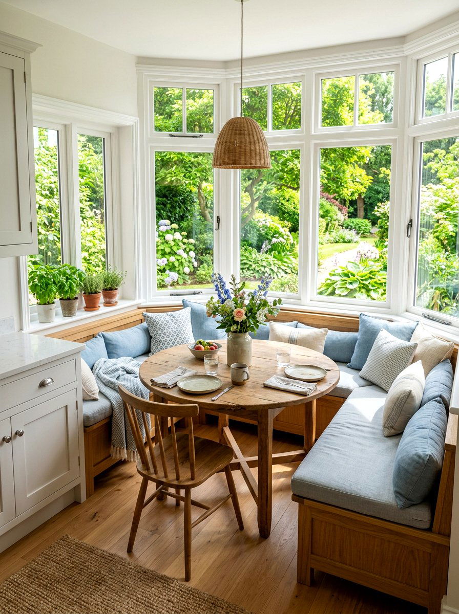 Window Seat Kitchen Nook - 30 kitchen nook ideas