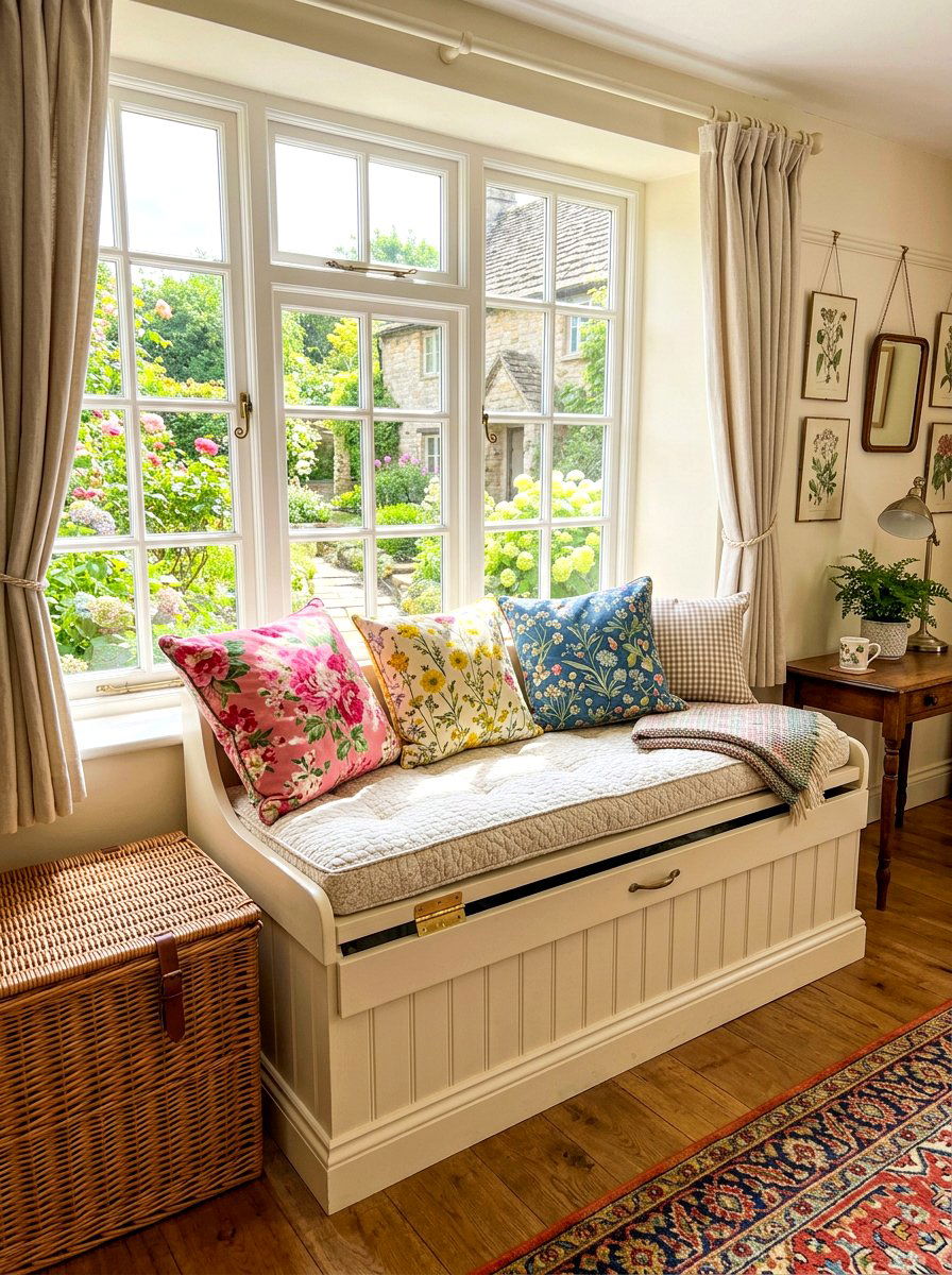 Window Seat With Hamper - 30 hidden hamper apartment ideas