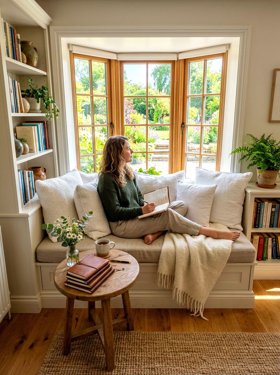 Window Seat Writer - 30 writing room ideas