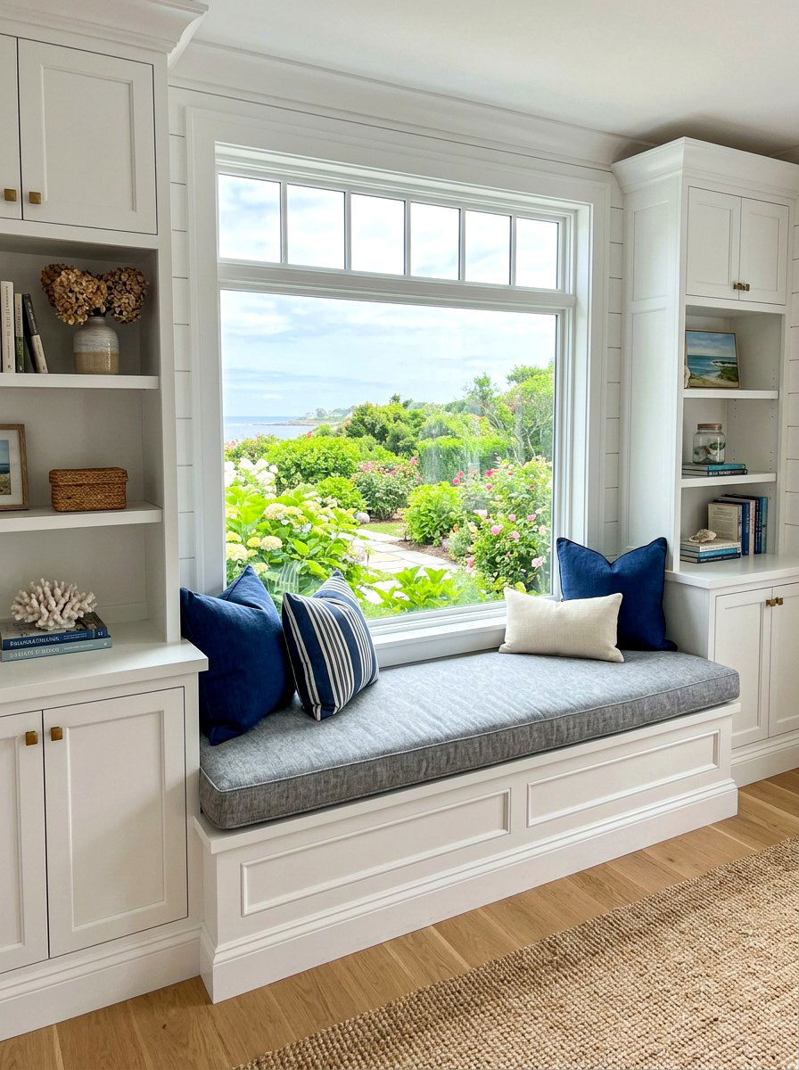 Window Seat - 30 cozy compartmentalized home ideas