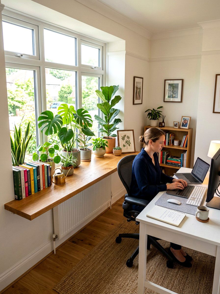 Window Sill Extension Shelf - 30 plant shelf window ideas