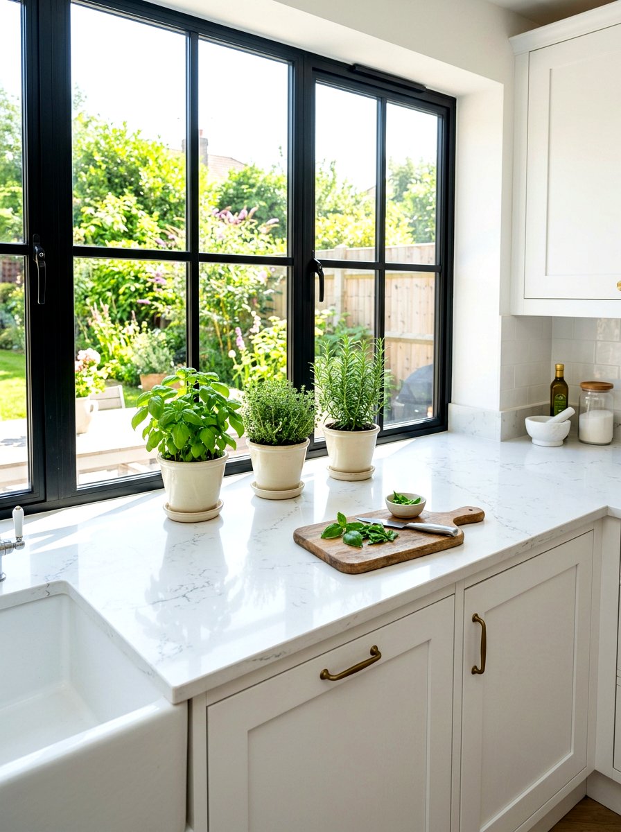 Window Sill Extension - 30 second prep space kitchen ideas