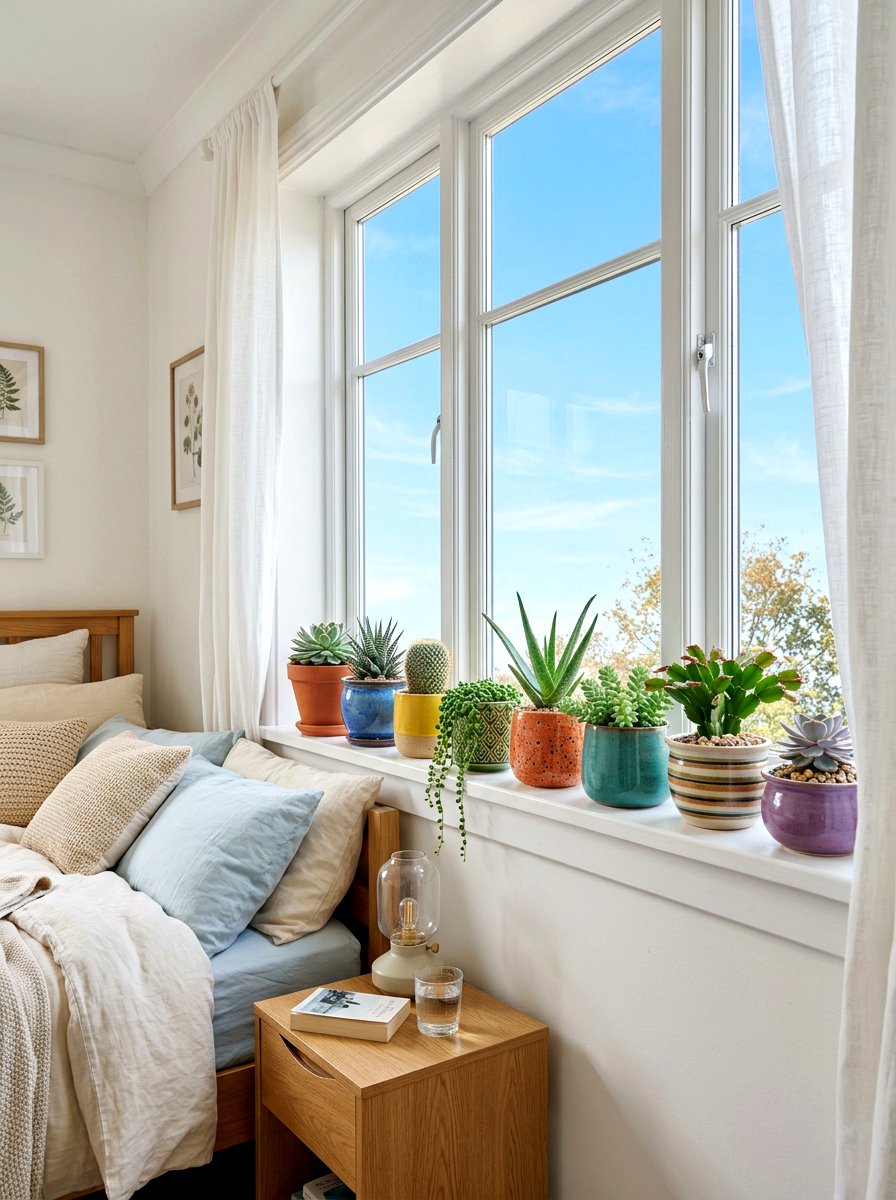 Window Sill Garden - 30 indoor garden ideas