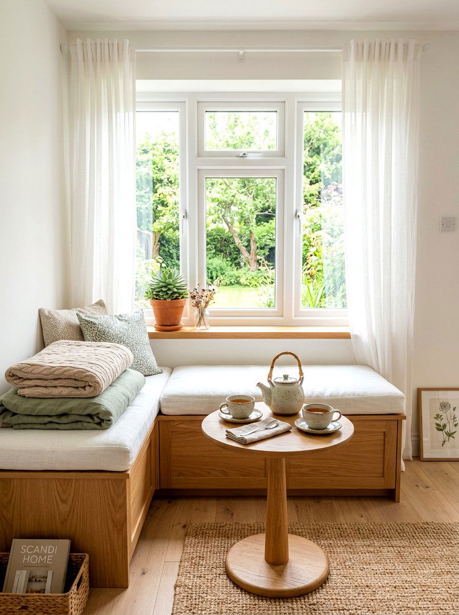 Window Tea Nook - 30 tea nook ideas
