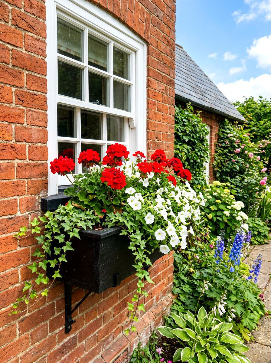 Window box planter - 30 summer hosting home ideas