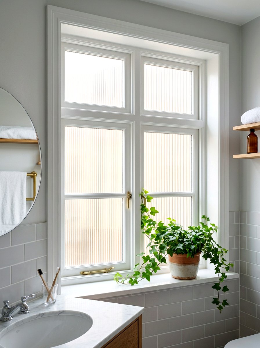 Window film for privacy - 30 rental bathroom makeover ideas aesthetic