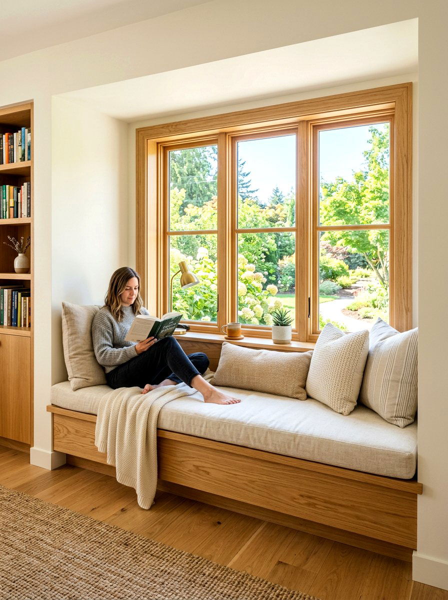 Window seat reading nook - 30 bright reading nook ideas