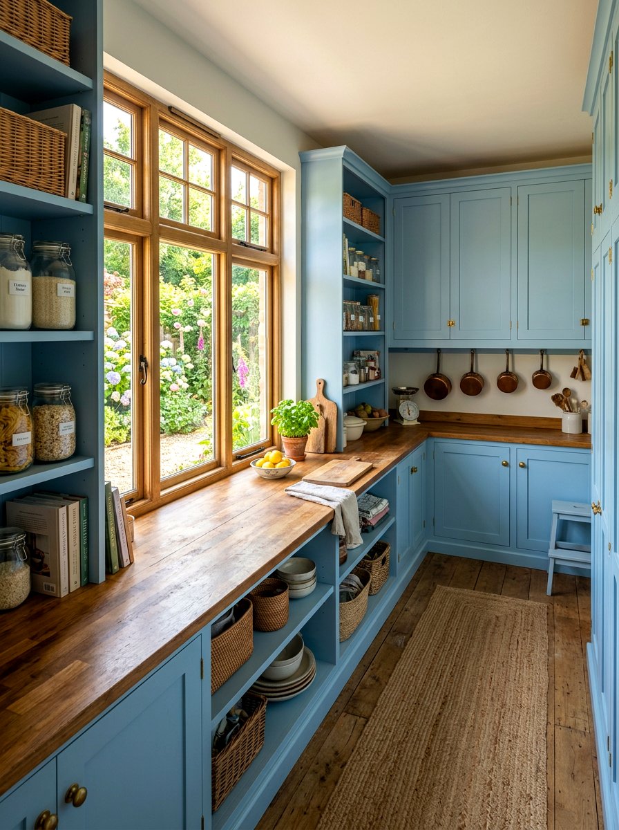 Windowed Pantry Room - 30 messy kitchen ideas