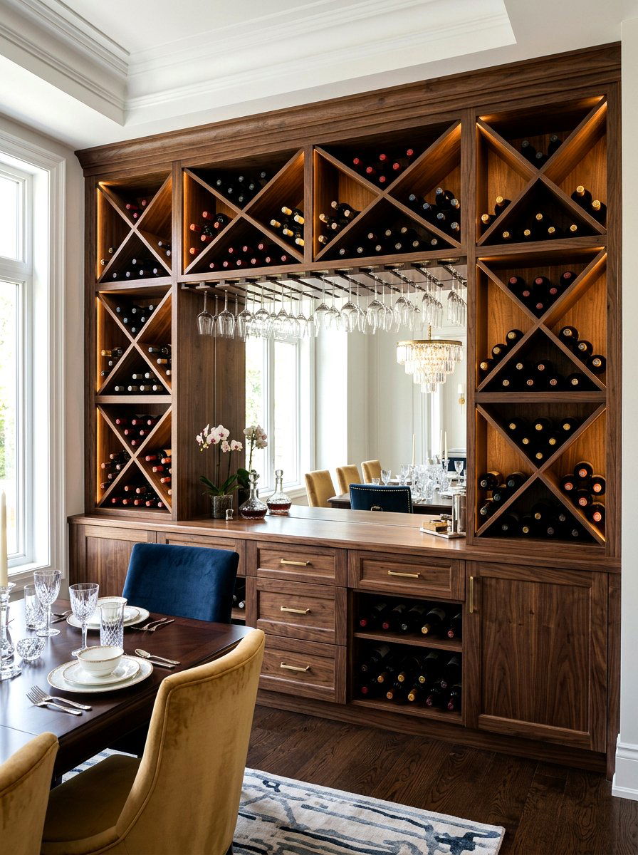 Wine And Glassware Storage - 30 beverage pantry ideas aesthetic