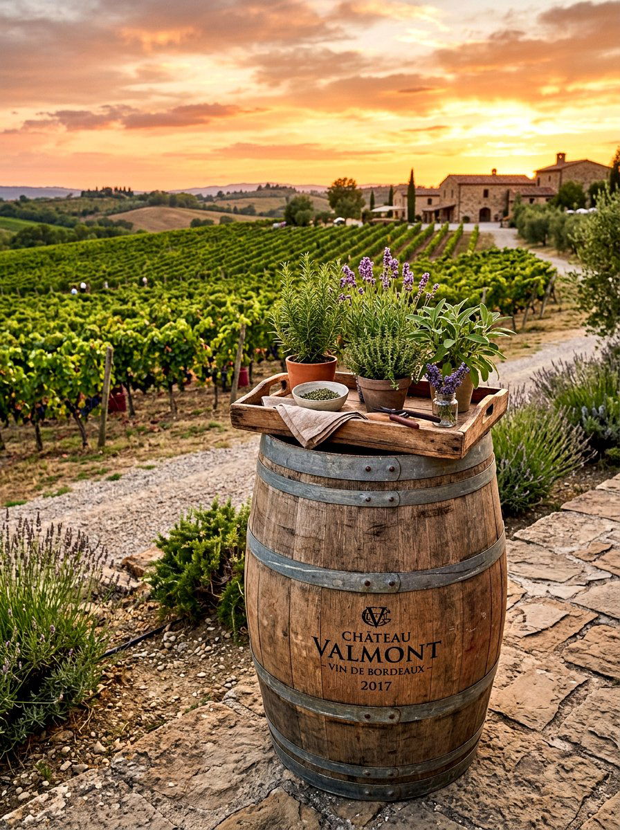 Wine Barrel - 30 butterfly puddling station ideas